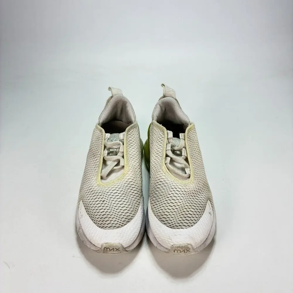 Nike Air Max 270 White Casual Lace Up Sneakers Shoes AO2372-103 Youth Size 2.5Y